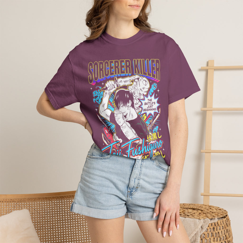 Sorcerer Killer Classic Tee | Magic Hunter | Retro Anime Gift