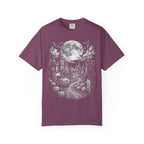 Halloween Haunted House Classic Tee | Spooky Black Cat Moon