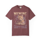 Mewing Can't Talk Classic Tee | GigaChad Feline | Muscle Lightning