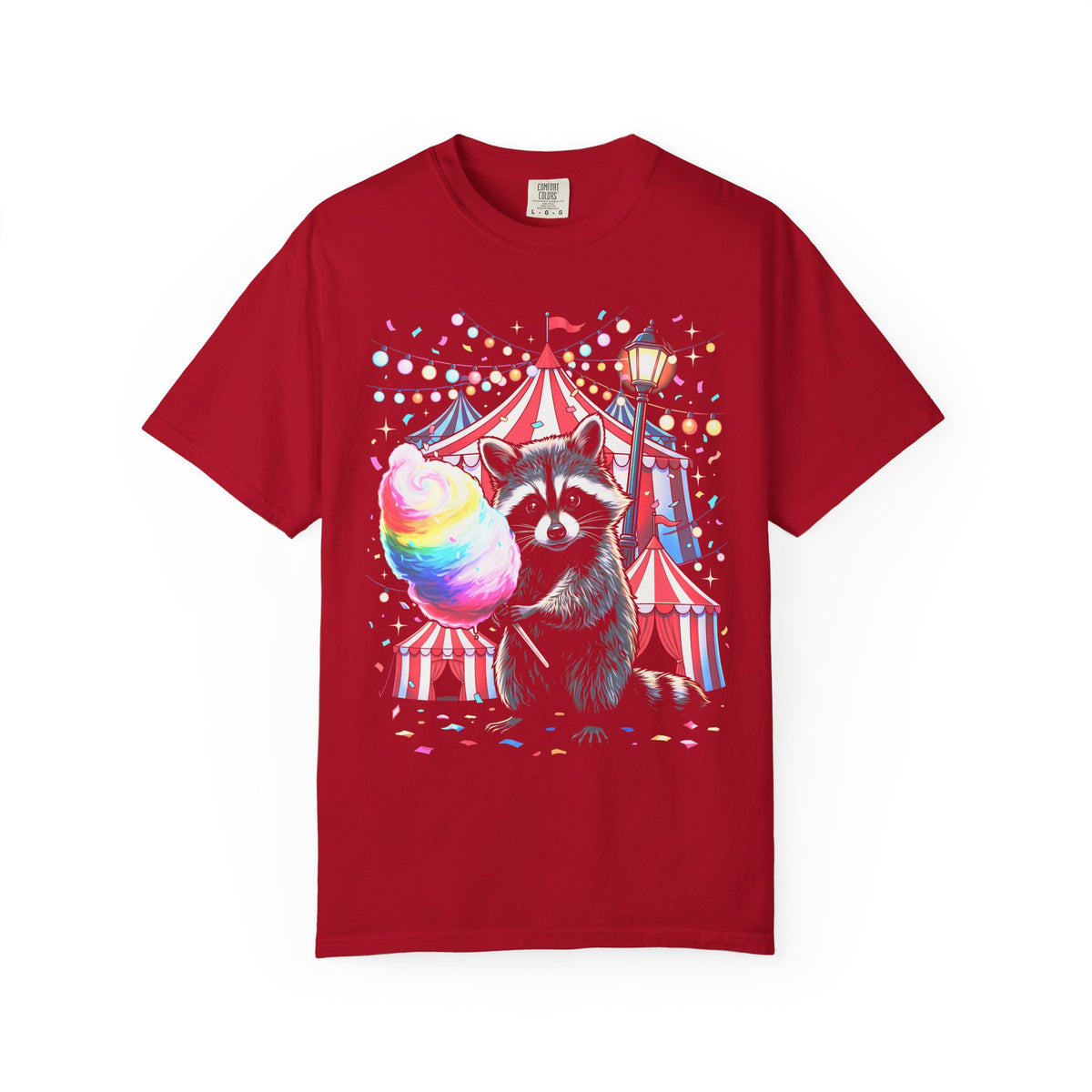 Circus Raccoon Classic Tee | Retro Carnival | Animal Gift