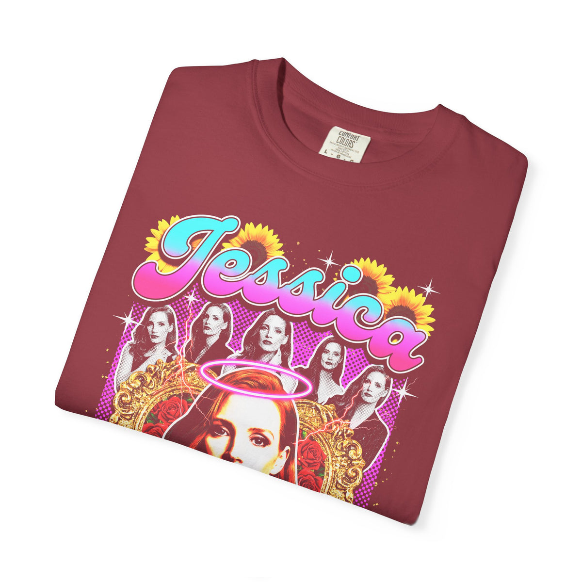 Jessica Chastain Classic Tee | 90s Graphic | Bootleg Style