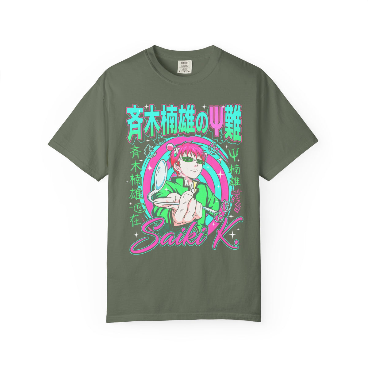 Psychic Boy Pink Hair Classic Tee | Retro Anime | 90s Vintage