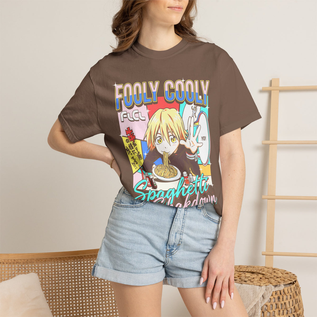Retro Noodle Lover Classic Tee | Anime Boy | Japanese Gift