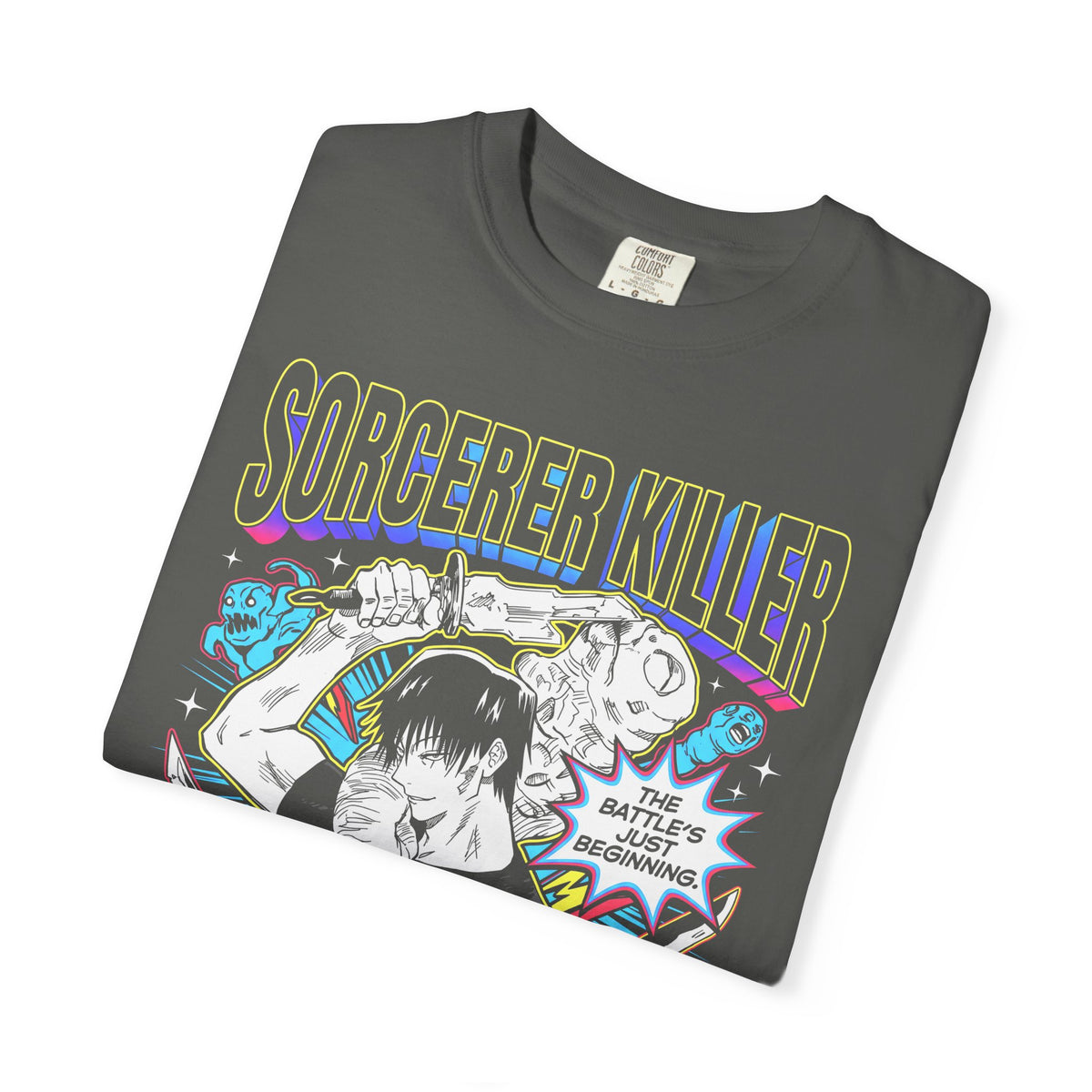 Sorcerer Killer Classic Tee | Magic Hunter | Retro Anime Gift