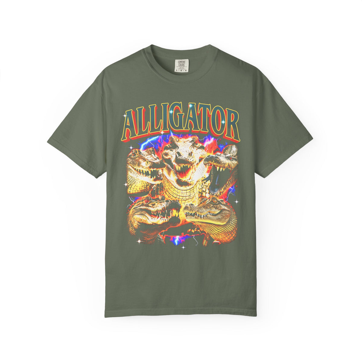 Vintage Alligator Classic Tee | 90s Graphic | Crocodile Gift