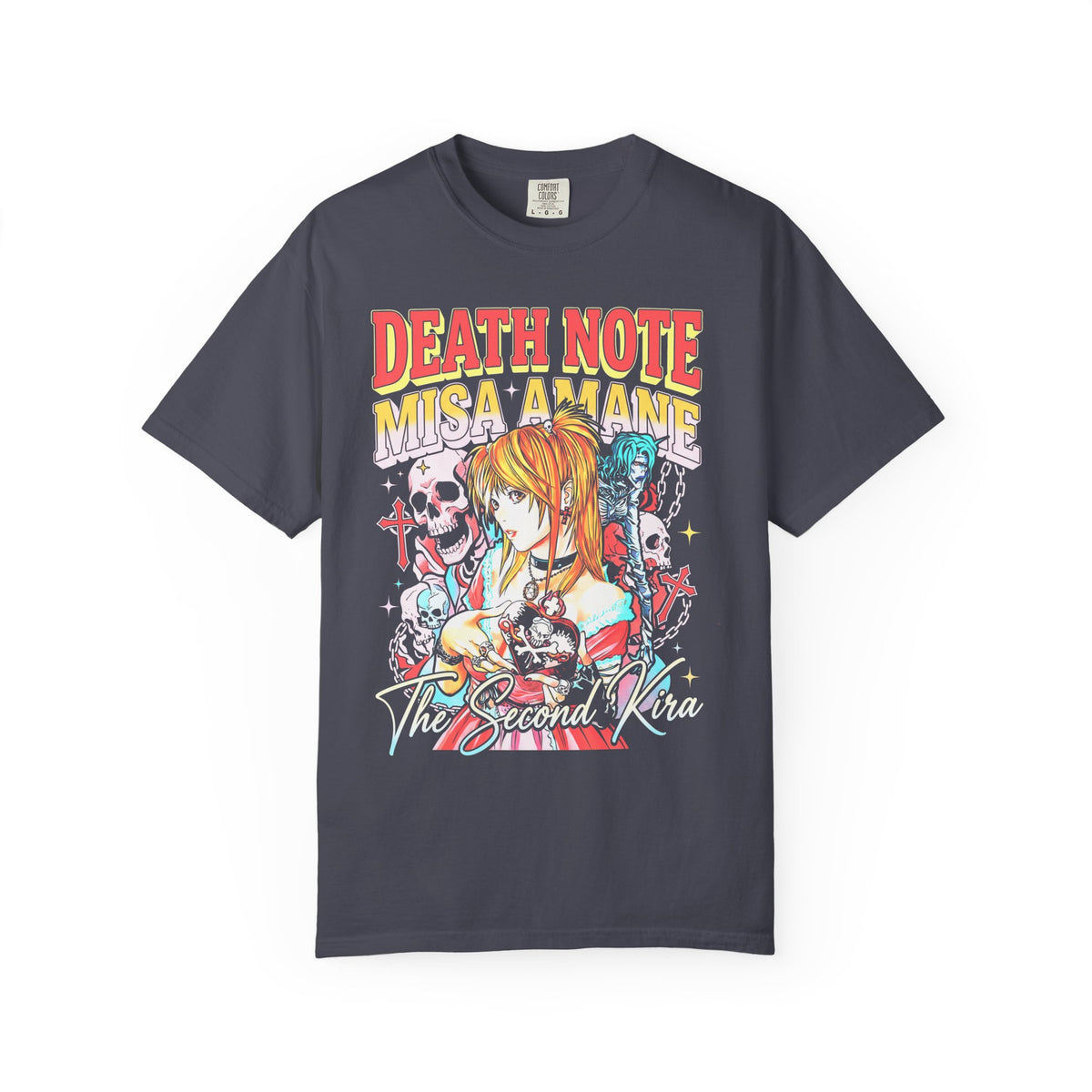 Gothic Girl Shinigami Classic Tee | 90s Vintage Dark Anime