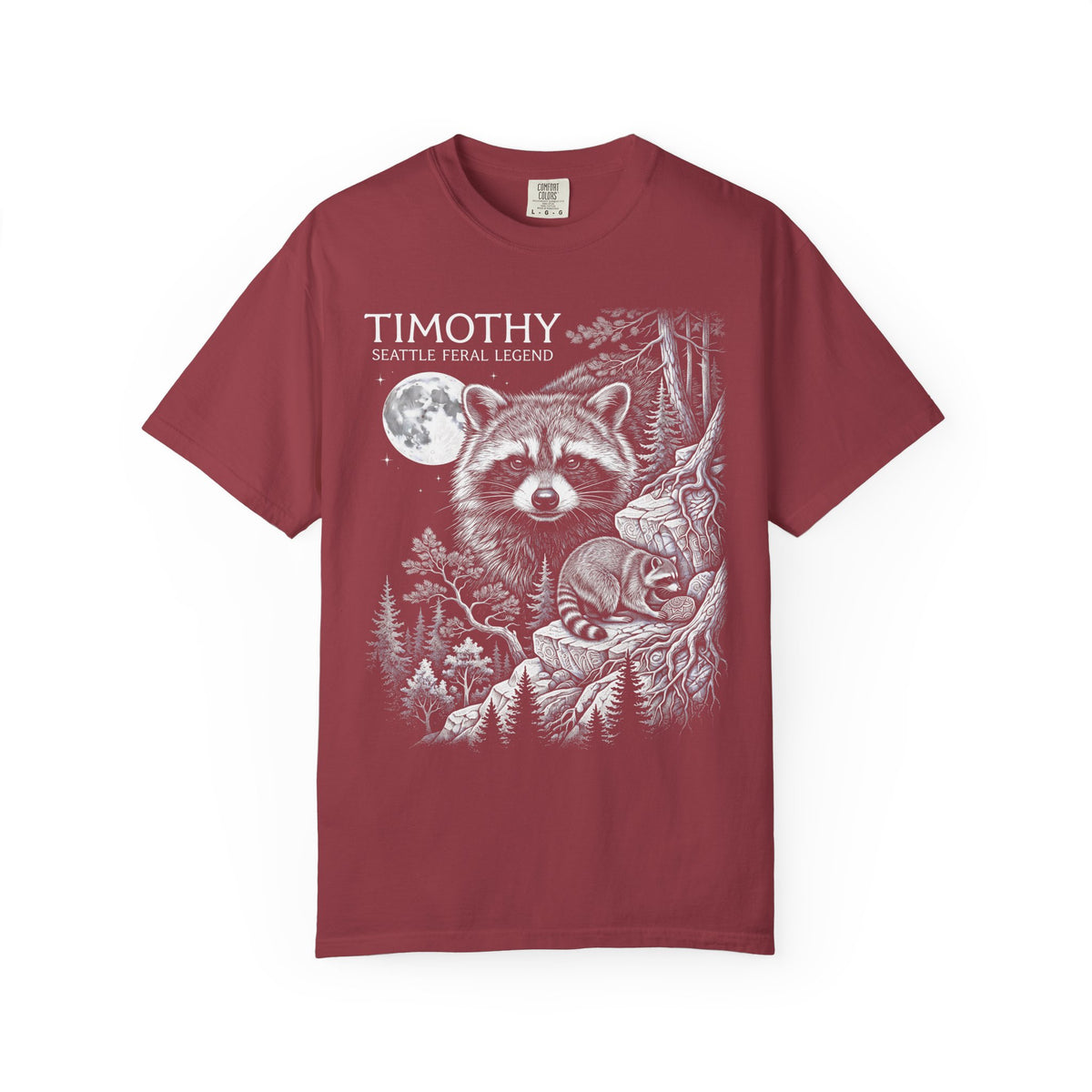 Timothy Seattle Feral Legend Classic Tee | Raccoon Art