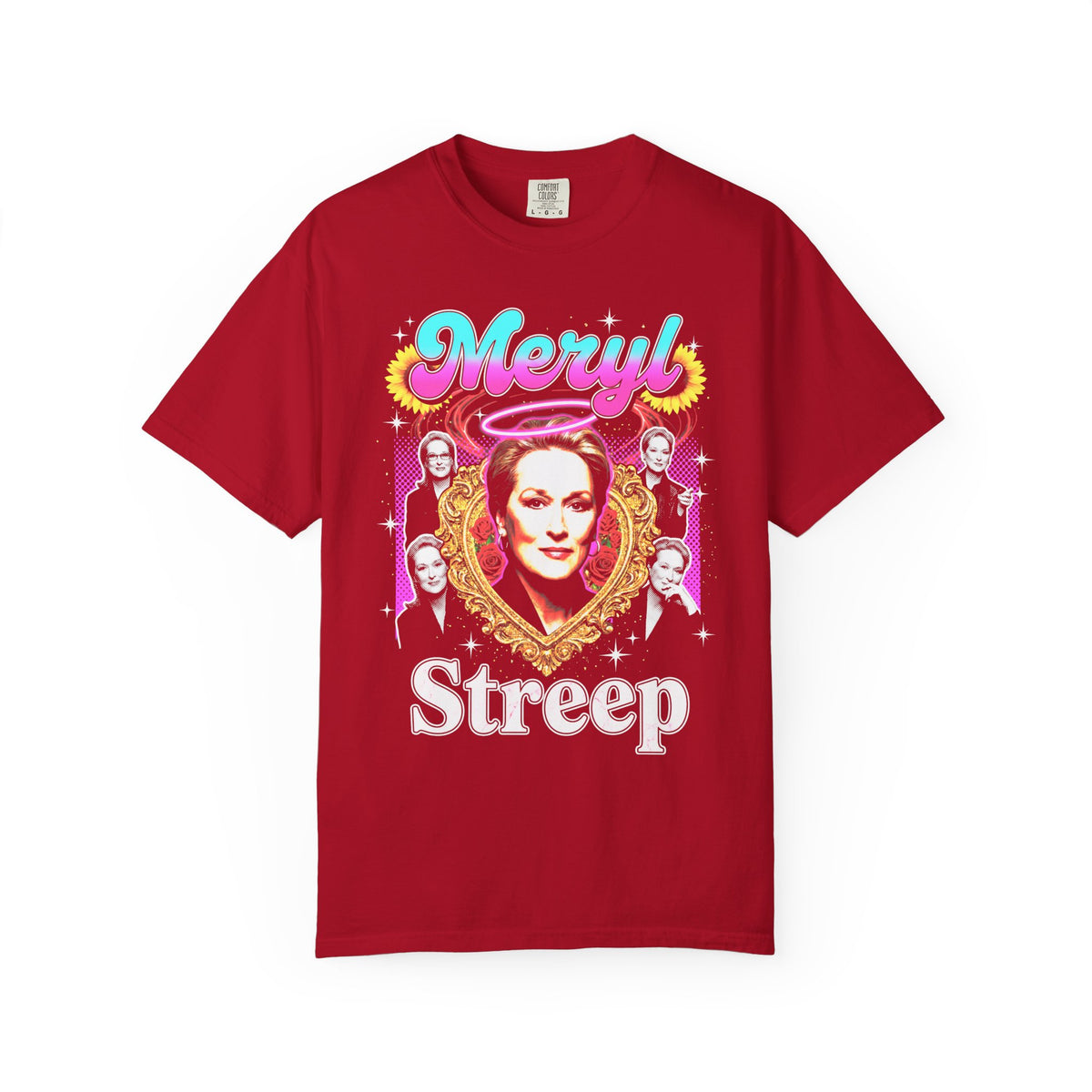 Meryl Streep Classic Tee | 90s Vintage | Actress Gift