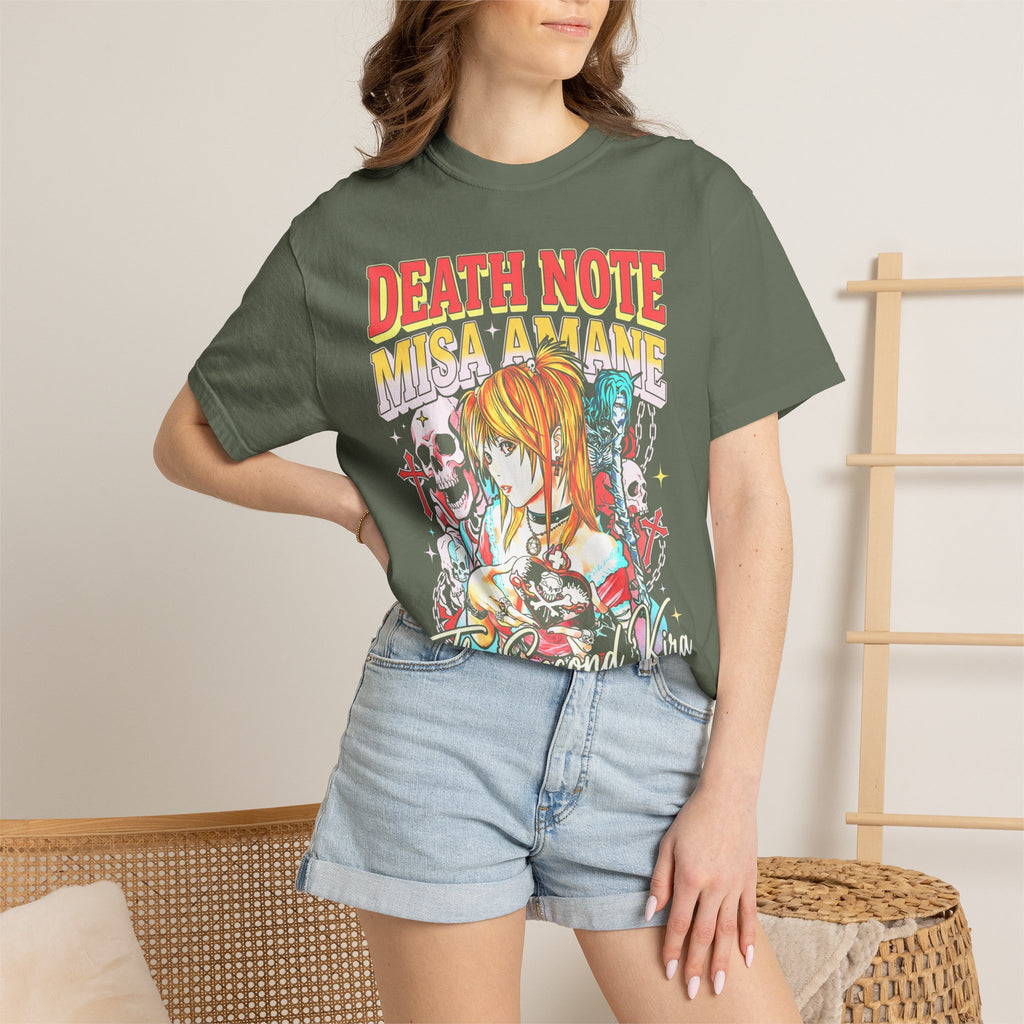 Gothic Girl Shinigami Classic Tee | 90s Vintage Dark Anime