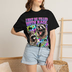 Filled With Rage Raccoon T-Shirt - Funny Snack Meme Graphic Tee