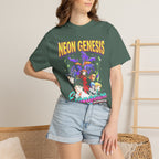 Retro Mecha Pilot Classic Tee | Neon Robot | Sci-Fi Anime Gift