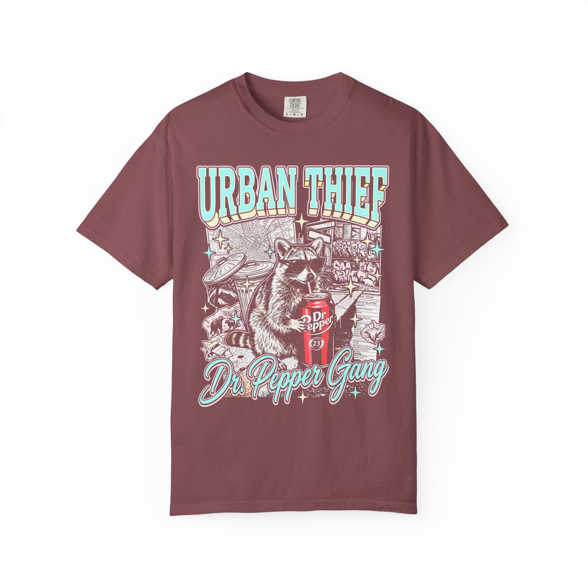 Urban Thief Dr P3pper Raccoon Classic Tee | Vintage Y2k Gift
