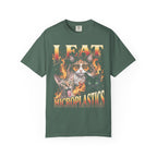 I Eat Microplastics Classic Tee | Funny Cat Meme | Fire Flames