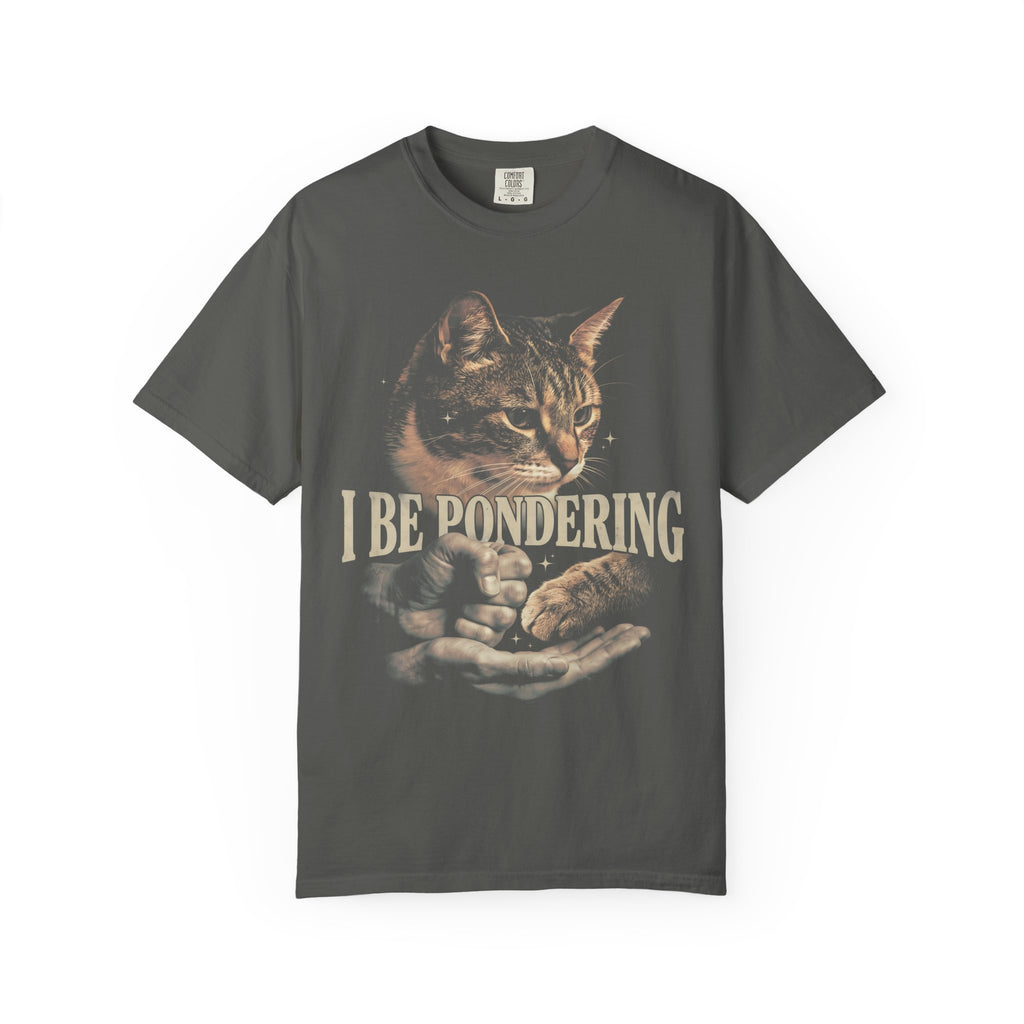 I Be Pondering Cat Classic Tee | Vintage Meme | Paw Shake