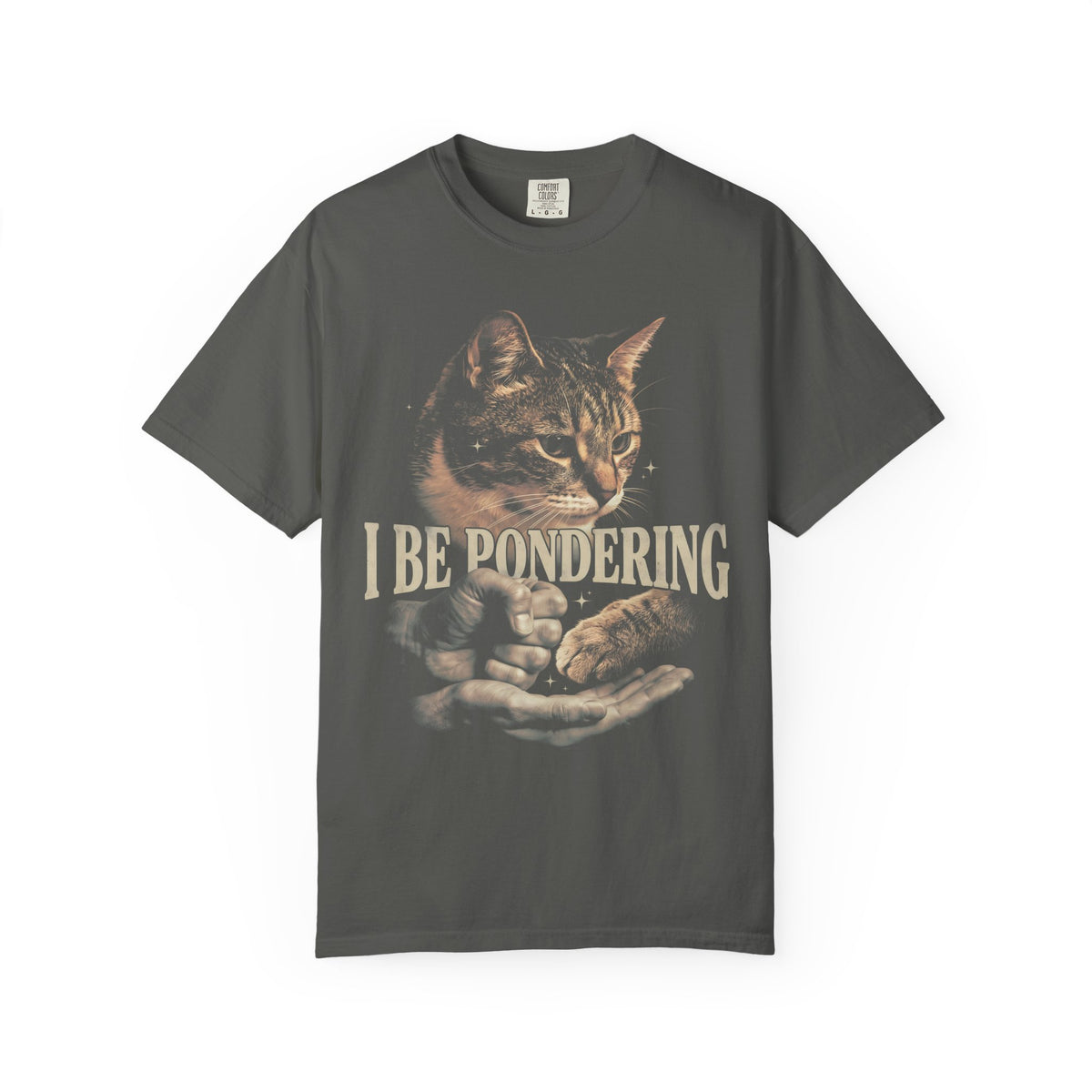 I Be Pondering Cat Classic Tee | Vintage Meme | Paw Shake
