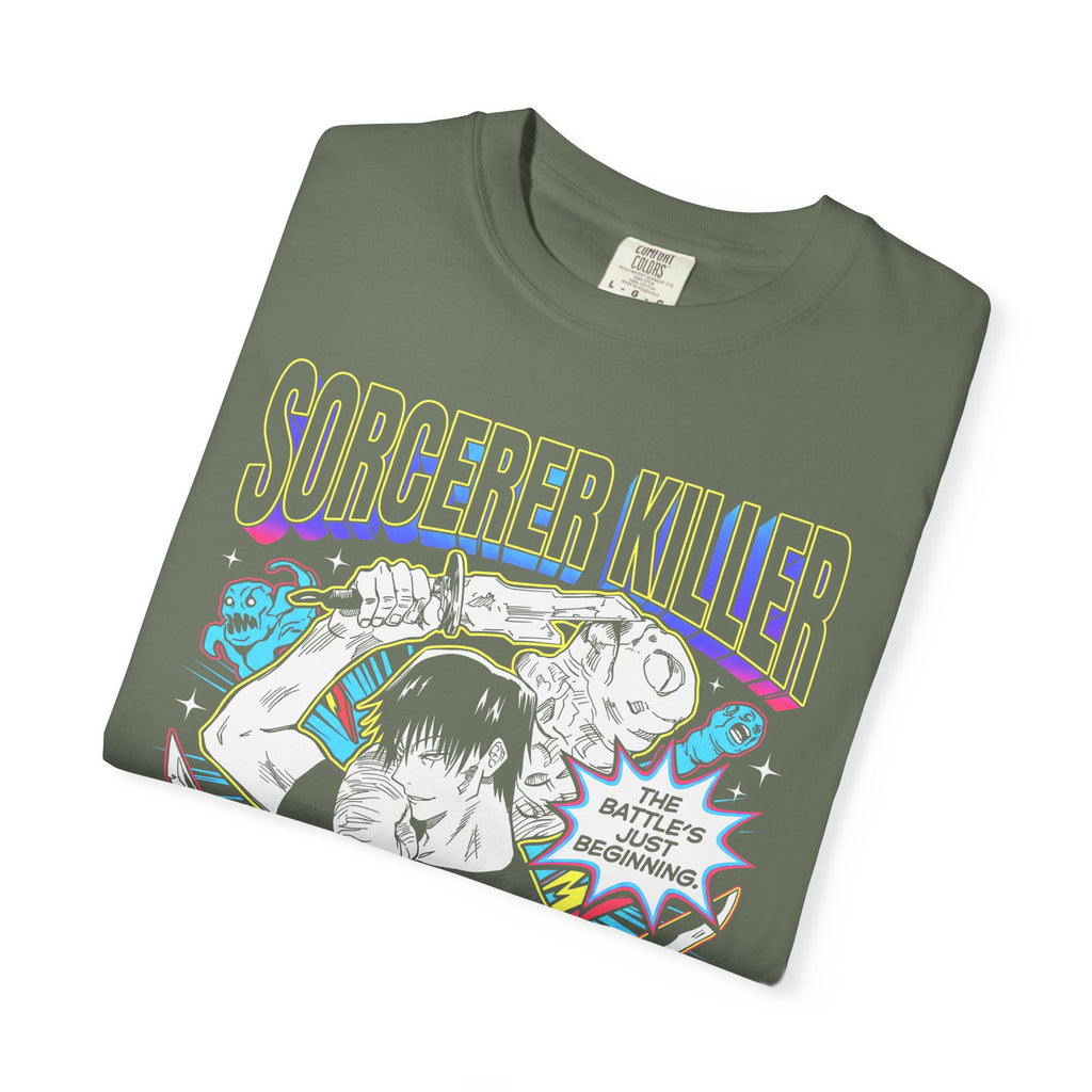 Sorcerer Killer Classic Tee | Magic Hunter | Retro Anime Gift
