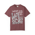 Support Local Street Cats Classic Tee | Smoking Cat Art