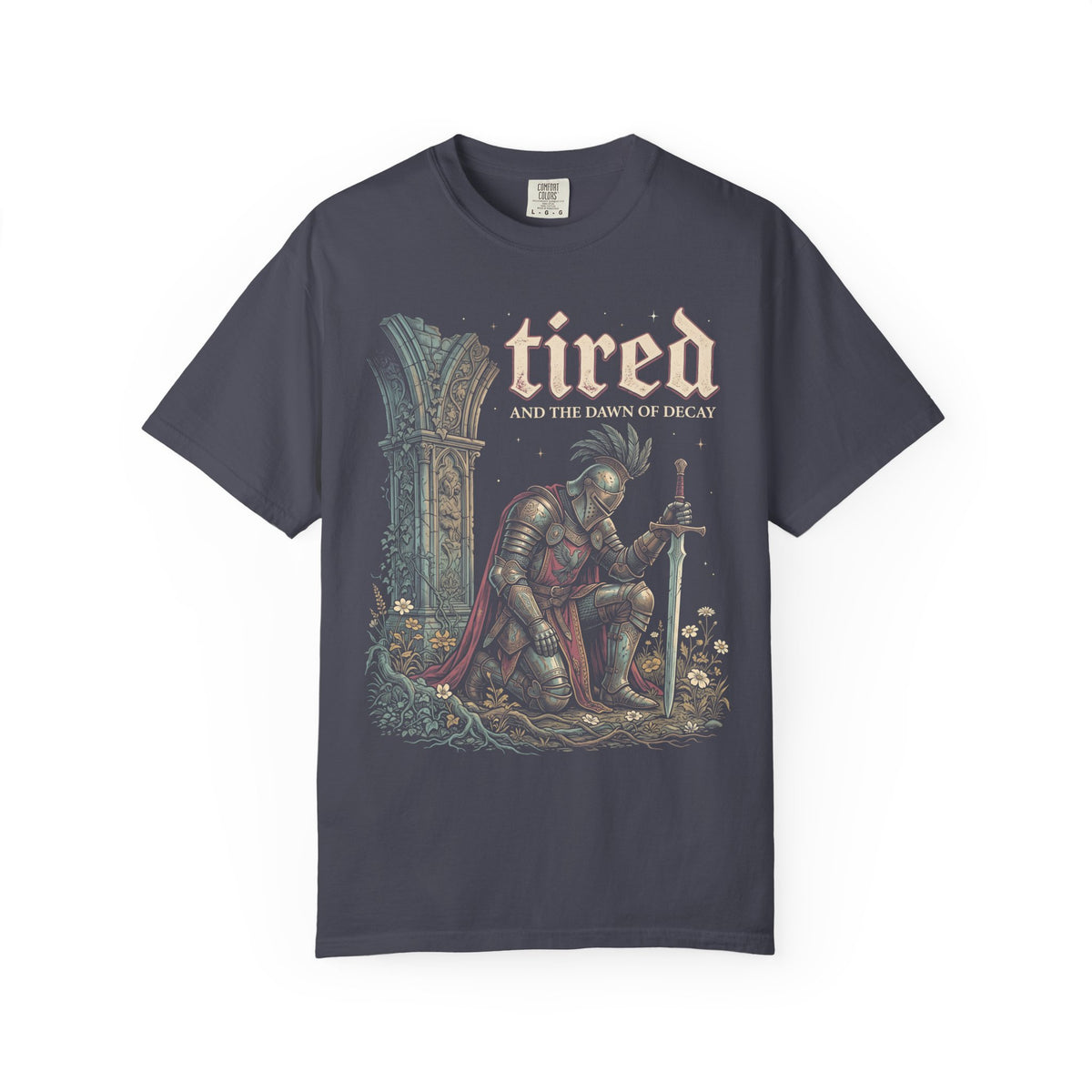Tired And The Dawn Of Decay Classic Tee | Medieval Knight