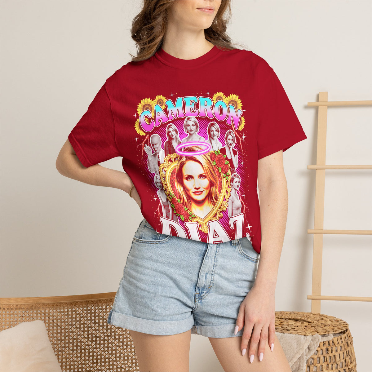 Cameron Diaz Classic Tee | 90s Vintage Bootleg | Actress Gift