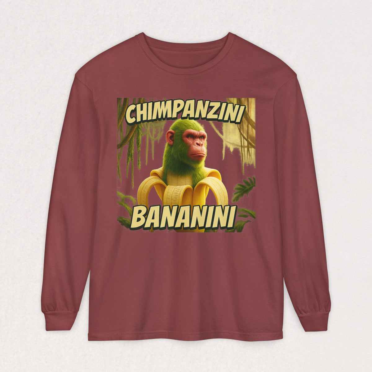 Chimpanzini Bananini Long Sleeve T-Shirt