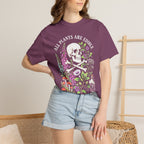 All Plants Are Edible Classic Tee | Vintage Skull | Botany Gift