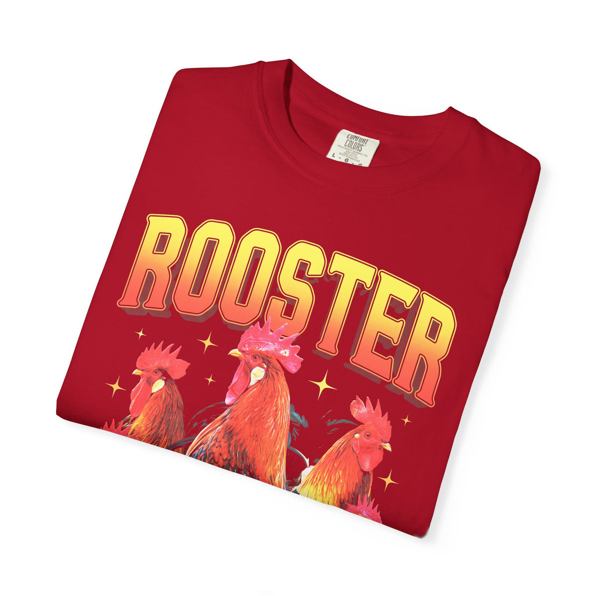 Vintage Rooster Classic Tee | 90s Graphic | Chicken Gift