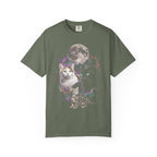 Cosmic Galaxy Cats Classic Tee | Celestial Moon | Space Nebula