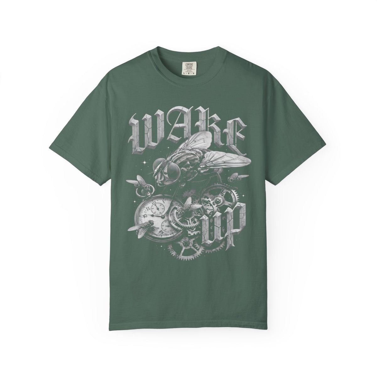 Wake Up Fly Classic Tee | Steampunk Insect | Clockwork Watch