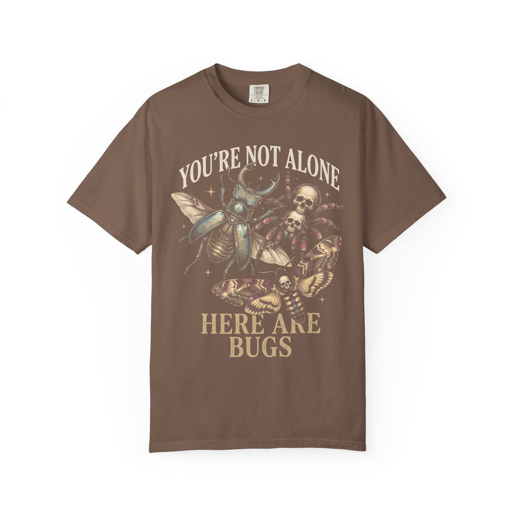 You're Not Alone Here Are Bugs Classic Tee | Entomology Goth