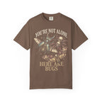 You're Not Alone Here Are Bugs Classic Tee | Entomology Goth