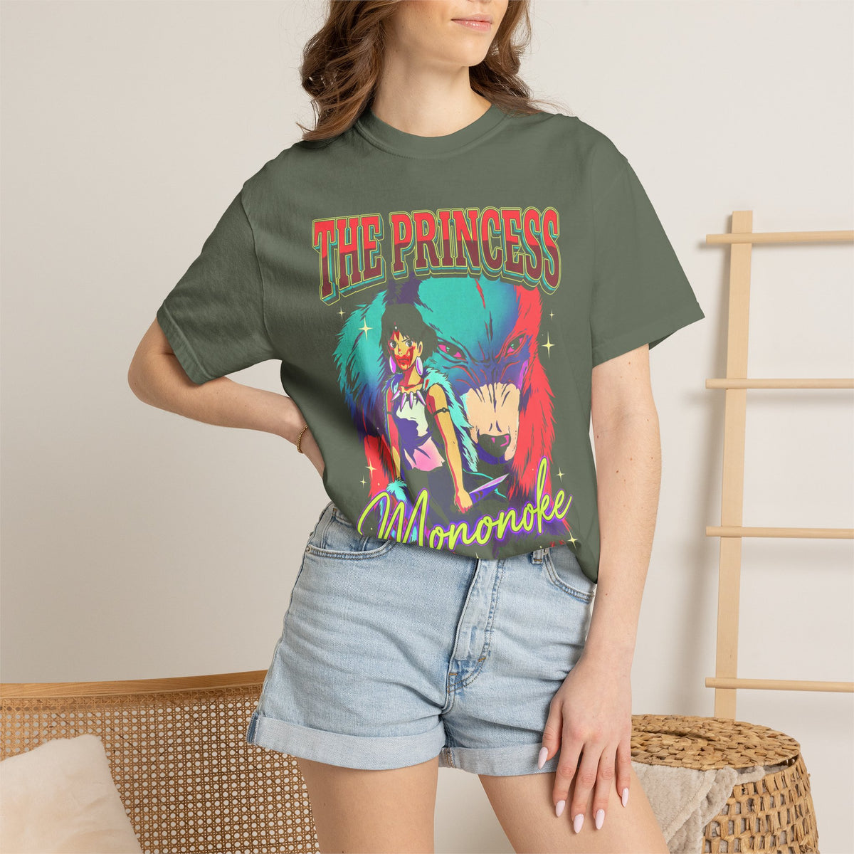 The Princess Anime Wolf Girl Classic Tee | 90s Retro Graphic