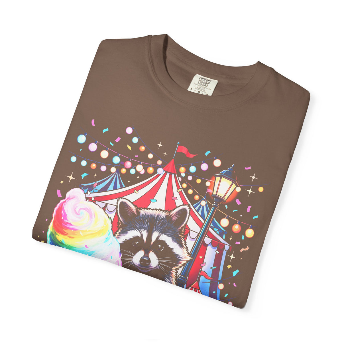 Circus Raccoon Classic Tee | Retro Carnival | Animal Gift