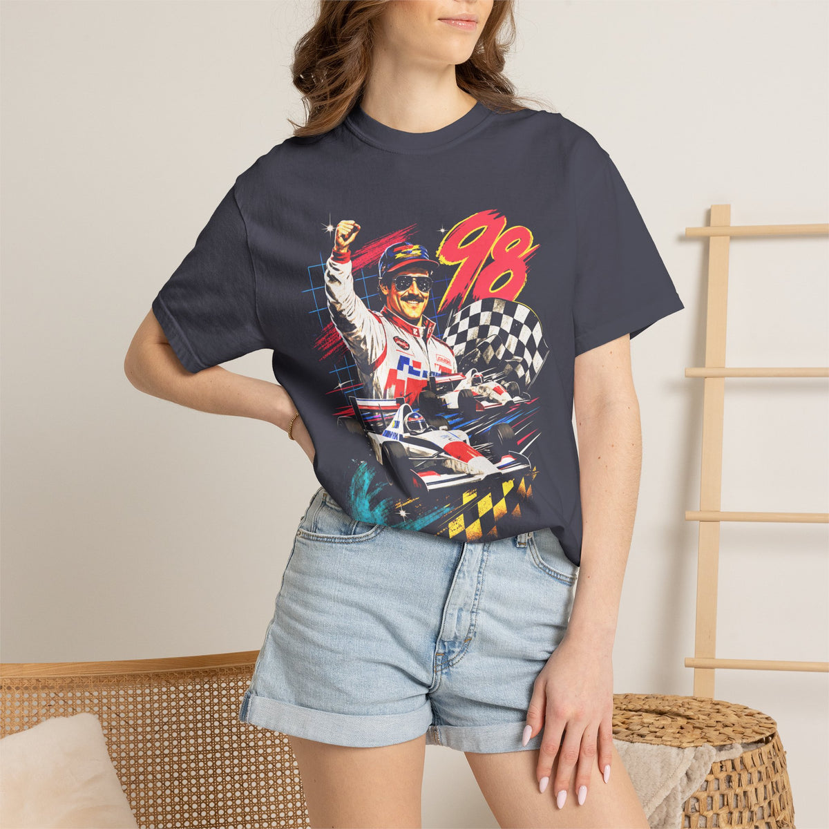 Vintage 98 Racing Driver Classic Tee | 90s Motorsport Gift