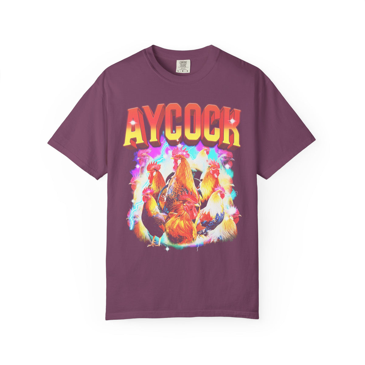 Aycock Vintage Rooster Classic Tee | 90s Chicken | Meme Gift