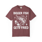 Bigger Fish Gets Fried Classic Tee | Funny Skater | Fish Meme