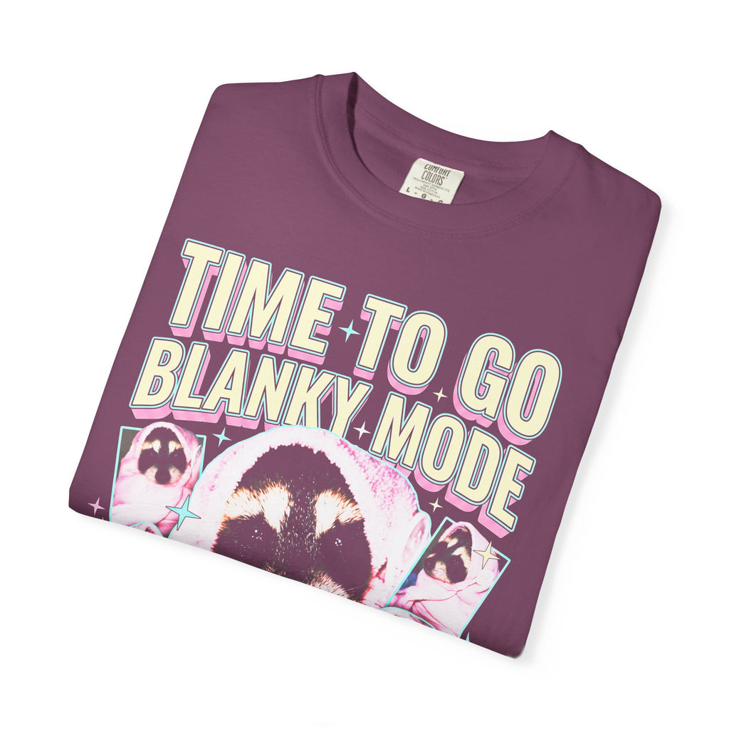 Time To Go Blanky Mode Classic Tee | Goodnight Funny Raccoon