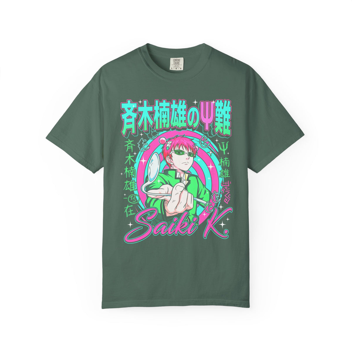Psychic Boy Pink Hair Classic Tee | Retro Anime | 90s Vintage