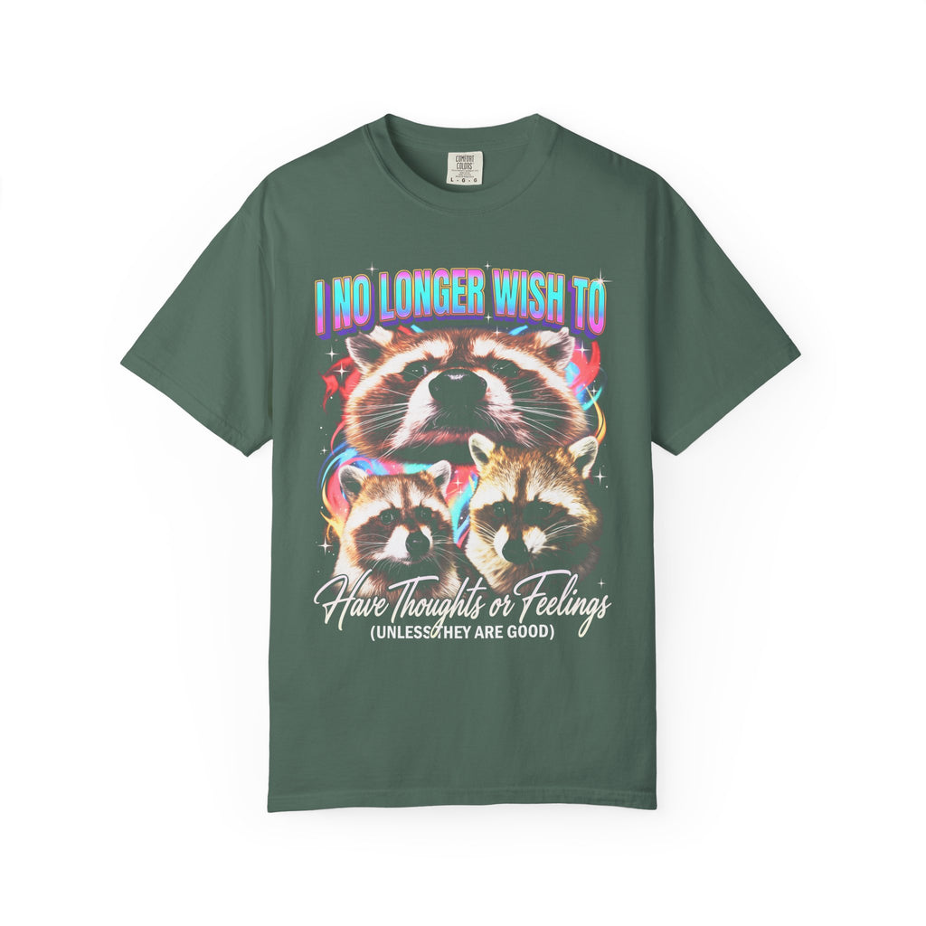 I No Longer Wish To Have Thoughts Classic Tee | Raccoon Meme