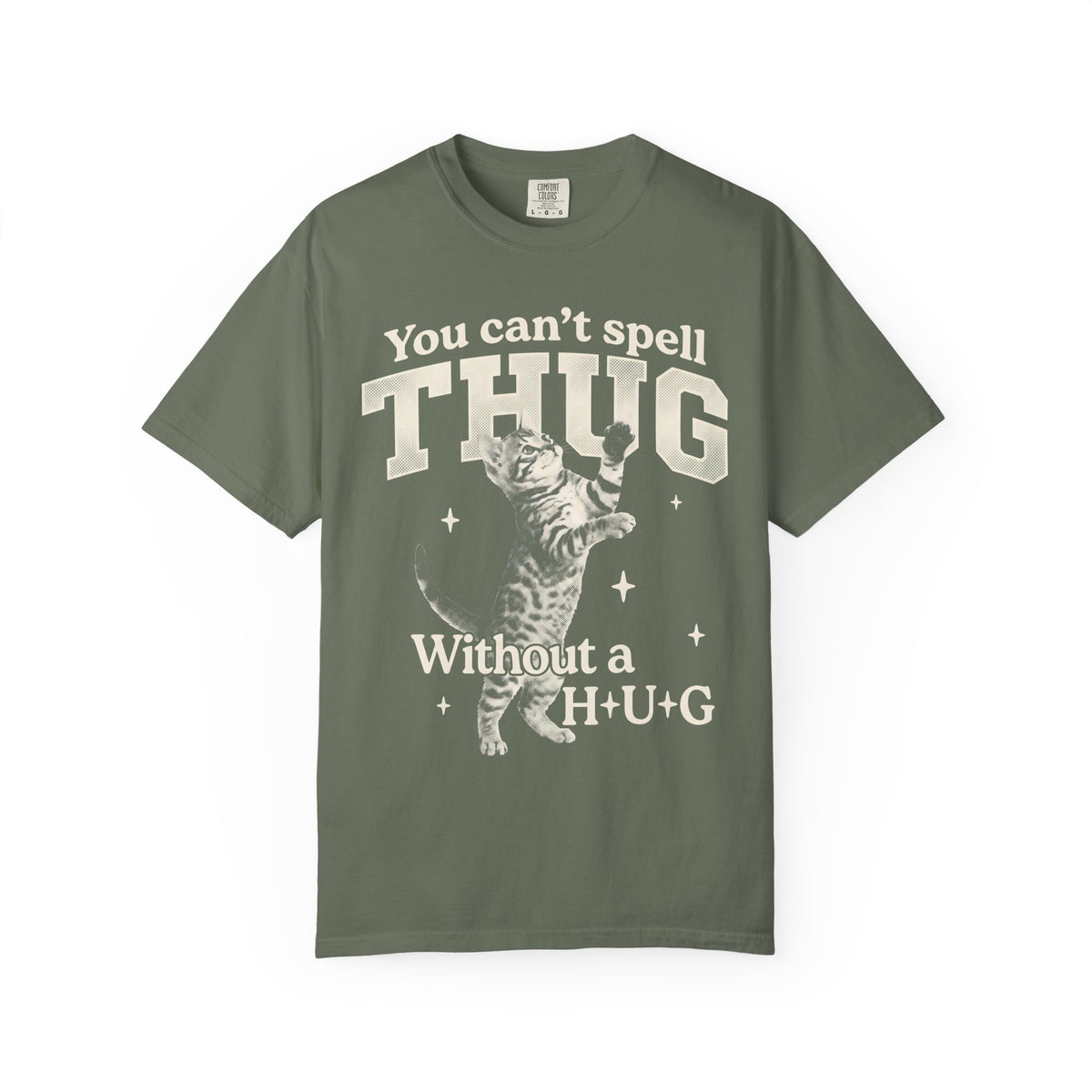 Thug Without A Hug Classic Tee | Funny Cat Meme | Pet Humor