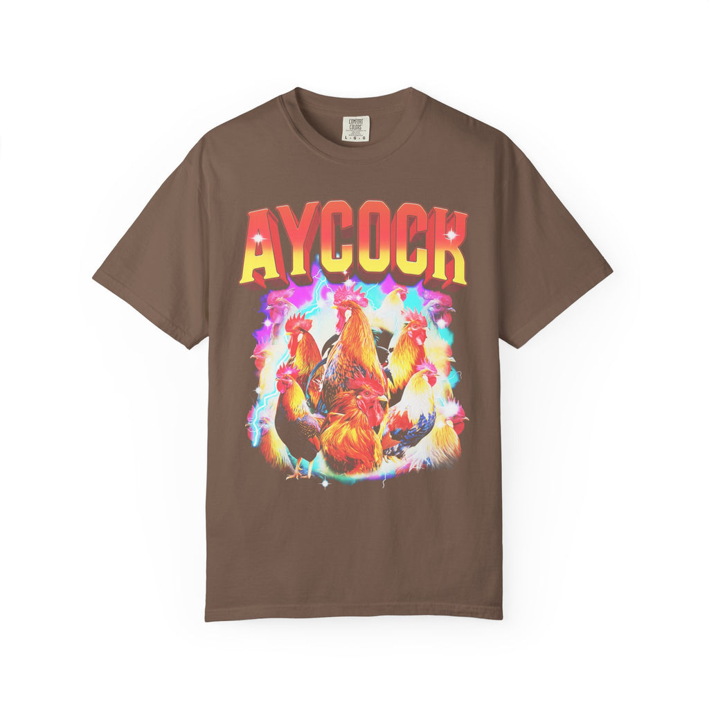 Aycock Vintage Rooster Classic Tee | 90s Chicken | Meme Gift