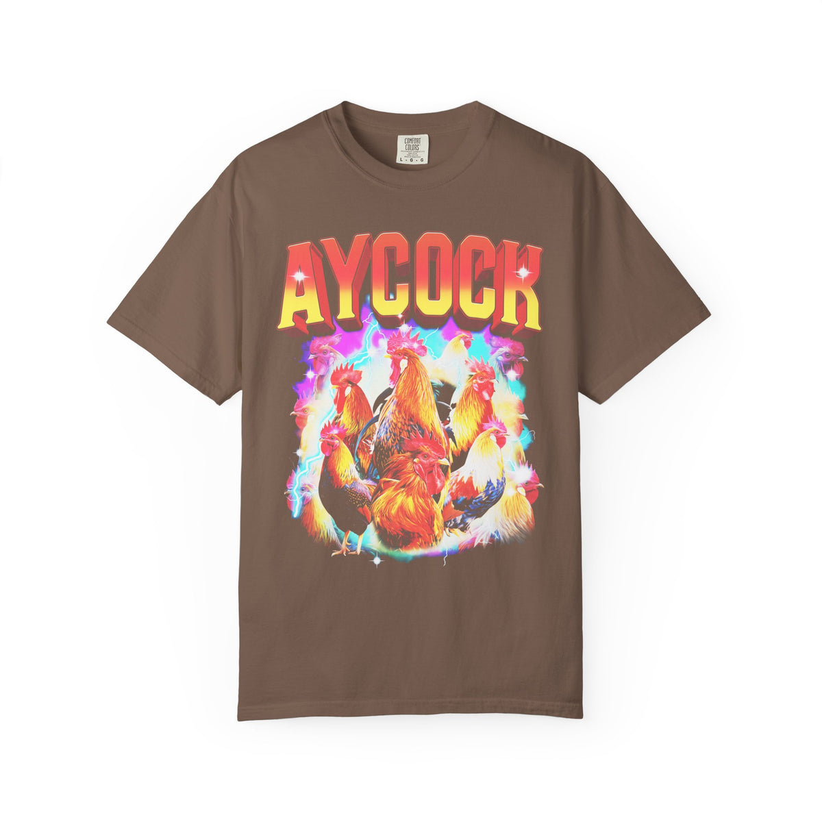 Aycock Vintage Rooster Classic Tee | 90s Chicken | Meme Gift