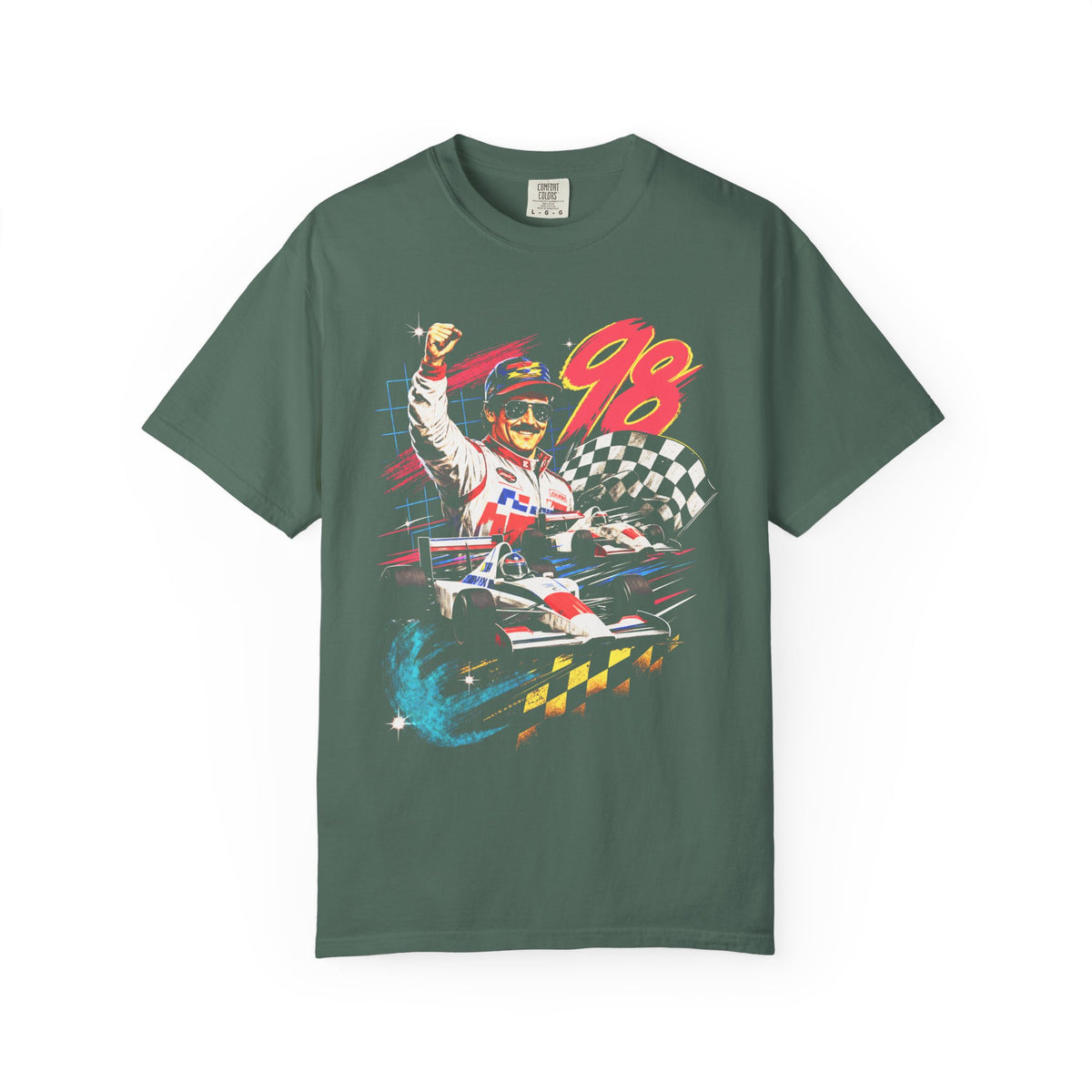 Vintage 98 Racing Driver Classic Tee | 90s Motorsport Gift