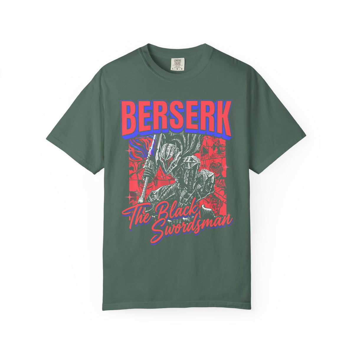 The Black Swordsman Classic Tee | 90s Dark Knight | Manga Gift