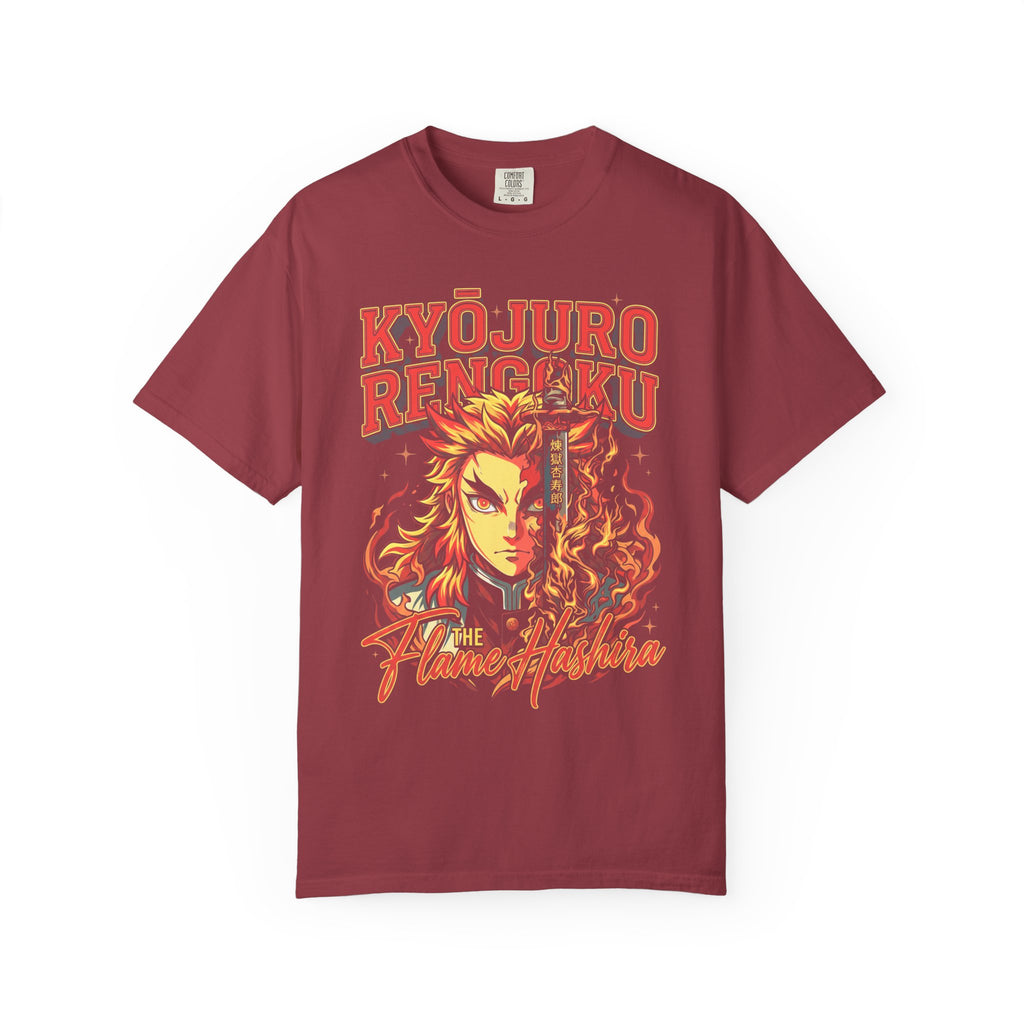 The Flame Hashira Fire Classic Tee | Anime Manga | Retro Gift