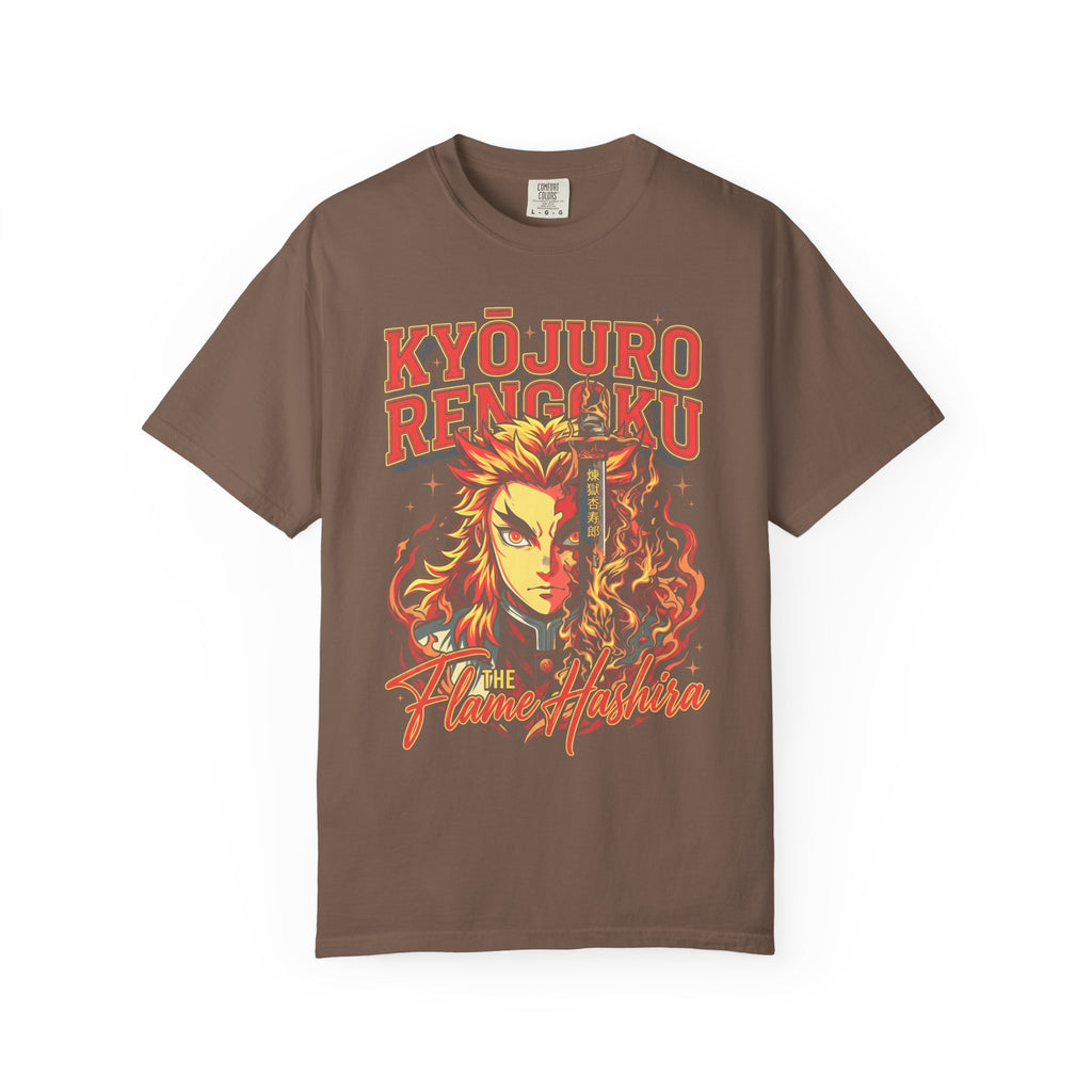 The Flame Hashira Fire Classic Tee | Anime Manga | Retro Gift