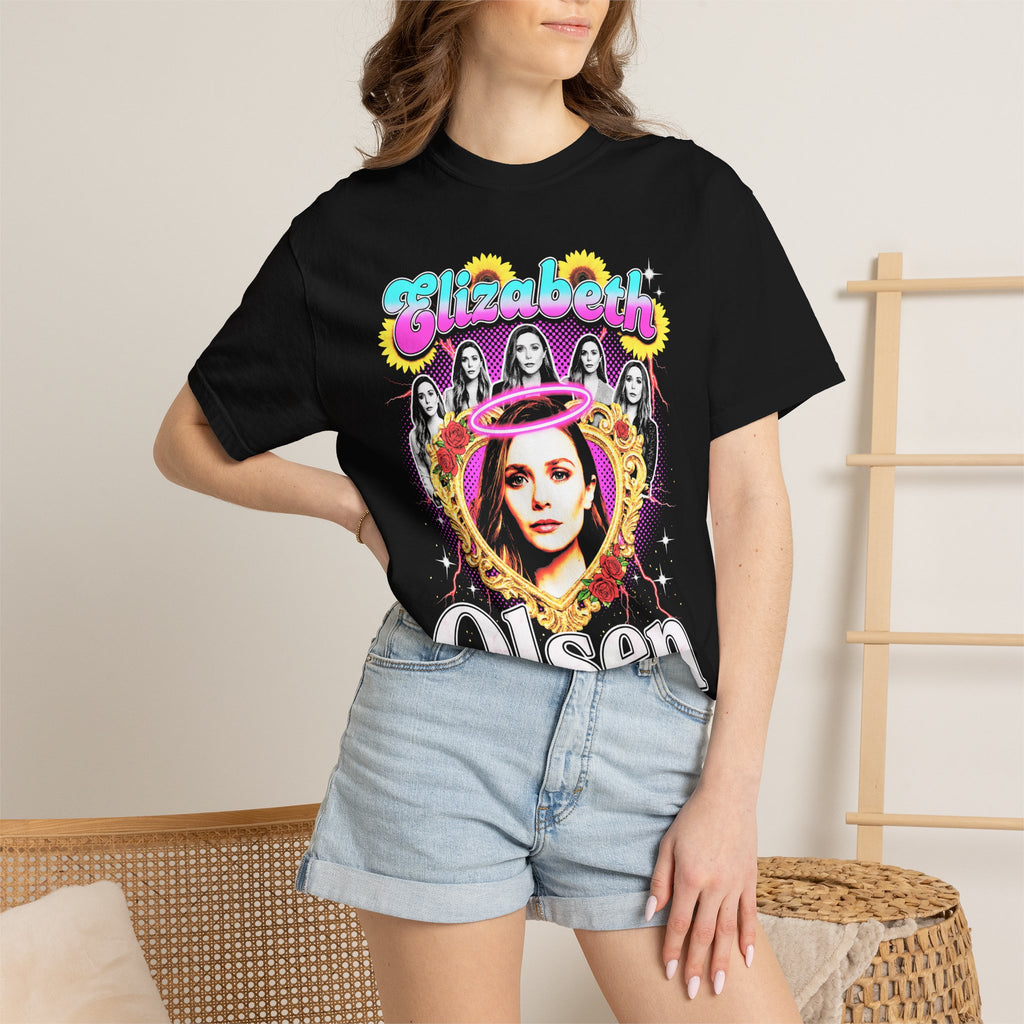 Elizabeth Olsen T-Shirt - 90s Vintage Bootleg Movie Graphic Tee