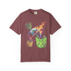 Alien Cat UFO Classic Tee | Mystery Space Art | Bowler Hat