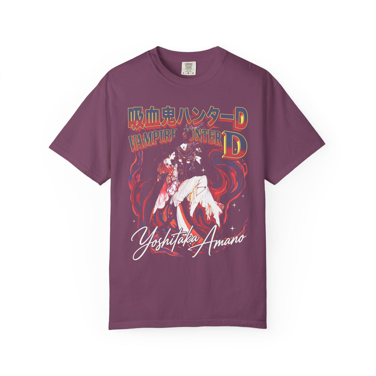Dark Fantasy Vampire Classic Tee | 90s Retro | Manga Gift