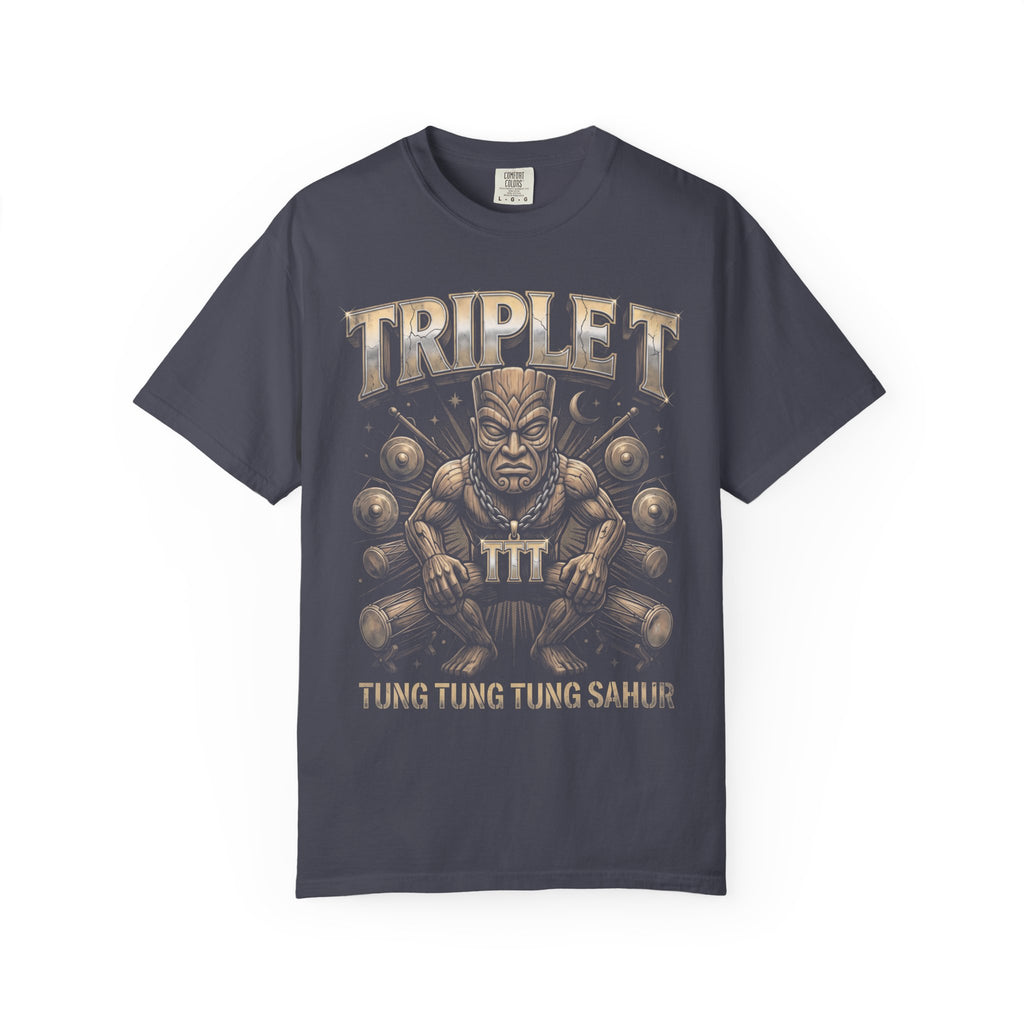 Tung Tung Tung Sahur Classic Tee | Tiki Indonesian Art