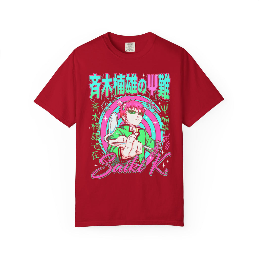 Psychic Boy Pink Hair Classic Tee | Retro Anime | 90s Vintage